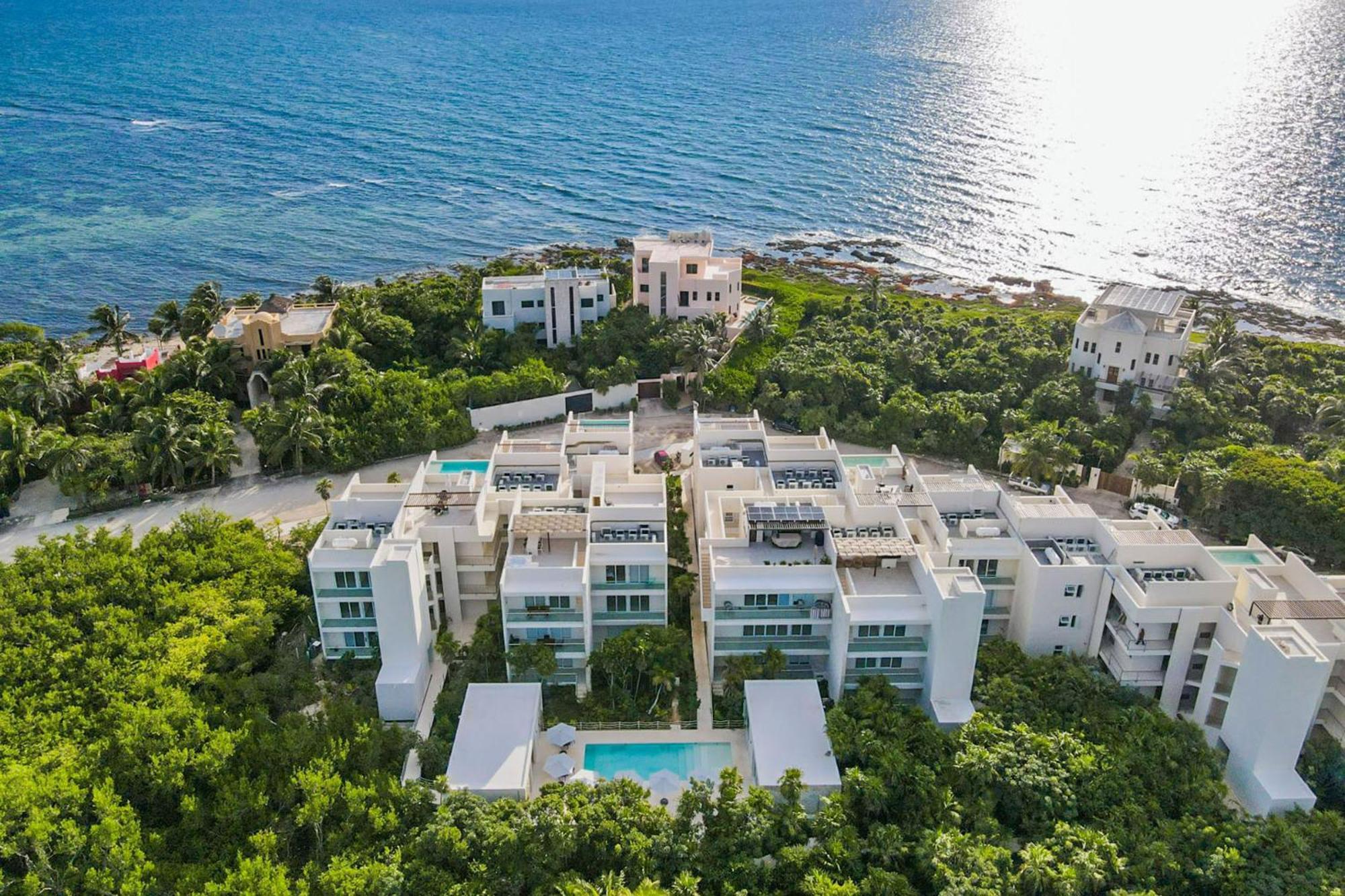 Santamar By Tao Beach Condos With Pool & Walk To Ocean Akumal Zimmer foto